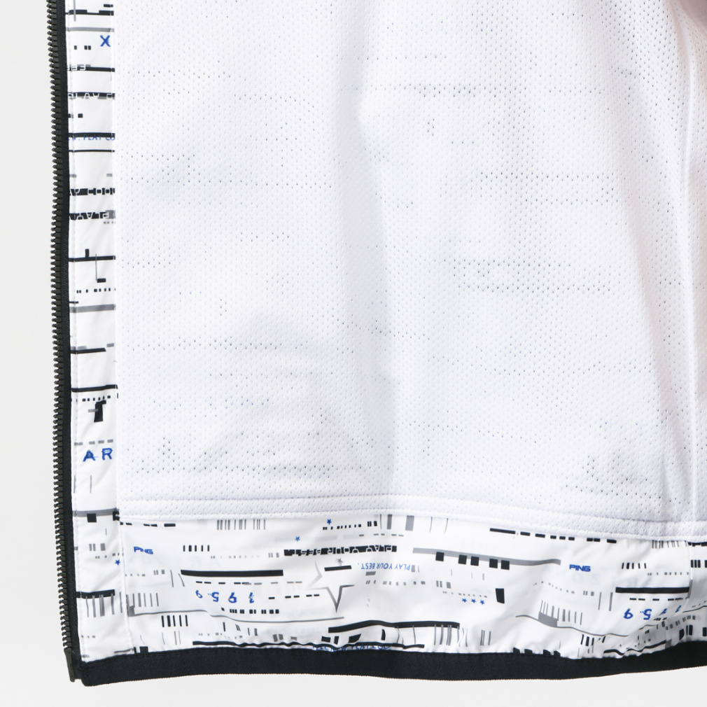 ピン ゴルフウェア 長袖ウインドブレーカー 秋 冬 24FWフルジップ