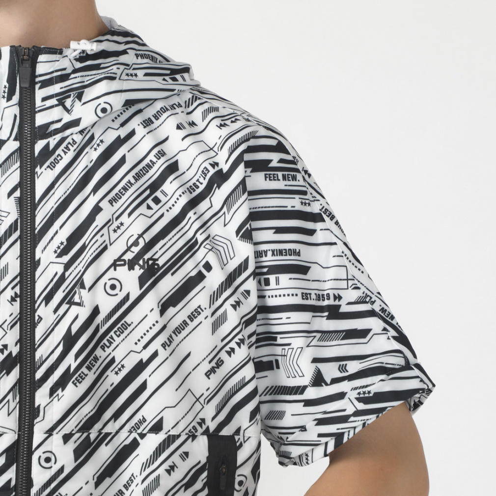 ピン ゴルフウェア 長袖ウインドブレーカー 秋 冬 23FWアルペン別注