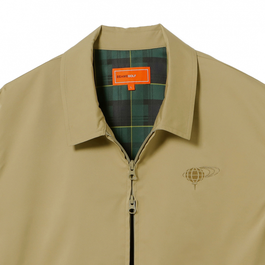 ビームスゴルフ ゴルフウェア 長袖ウインドブレーカー 秋 冬 ORANGE