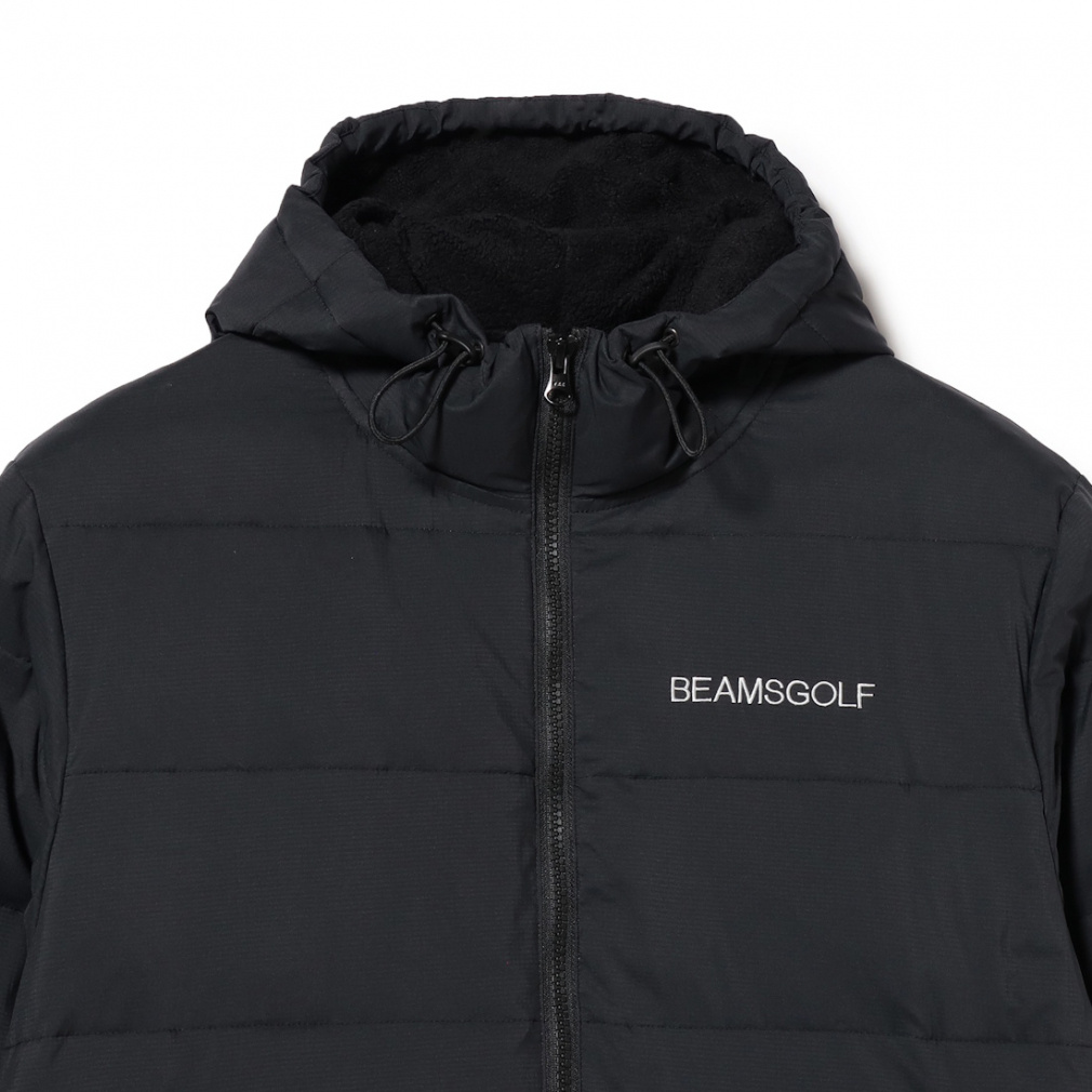 BEAMS GOLF ビームスゴルフ　プルオーバー　中綿入り　ダウン　ブルゾン ビームスゴルフ ゴルフウェア 長袖ウインドブレーカー 秋 冬 ORANGE