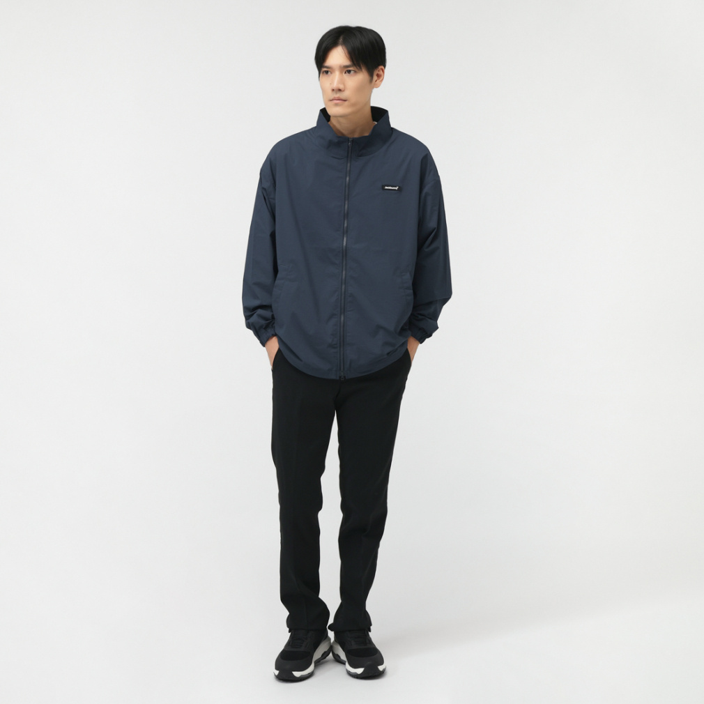 ジャック バニー ゴルフウェア 長袖ウインドブレーカー 秋 冬 ナイロン