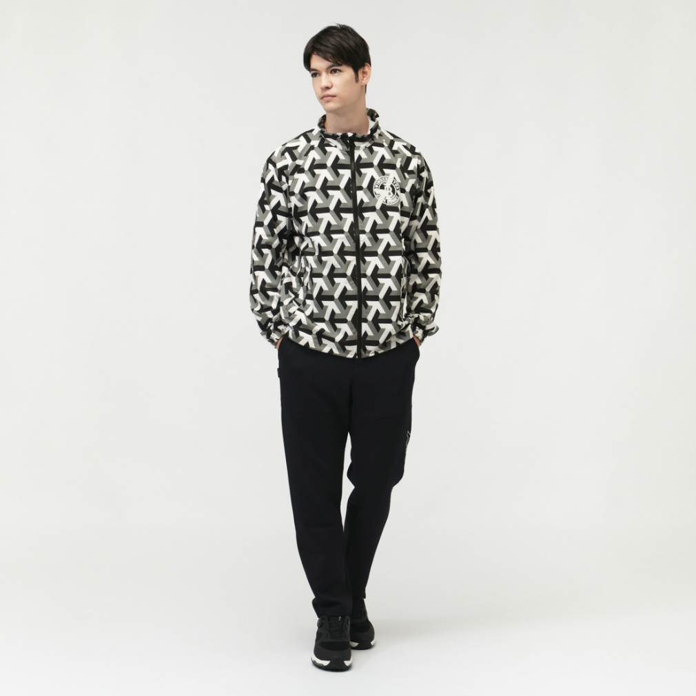 ジャック バニー ゴルフウェア 長袖ウインドブレーカー 秋 冬 2WAY