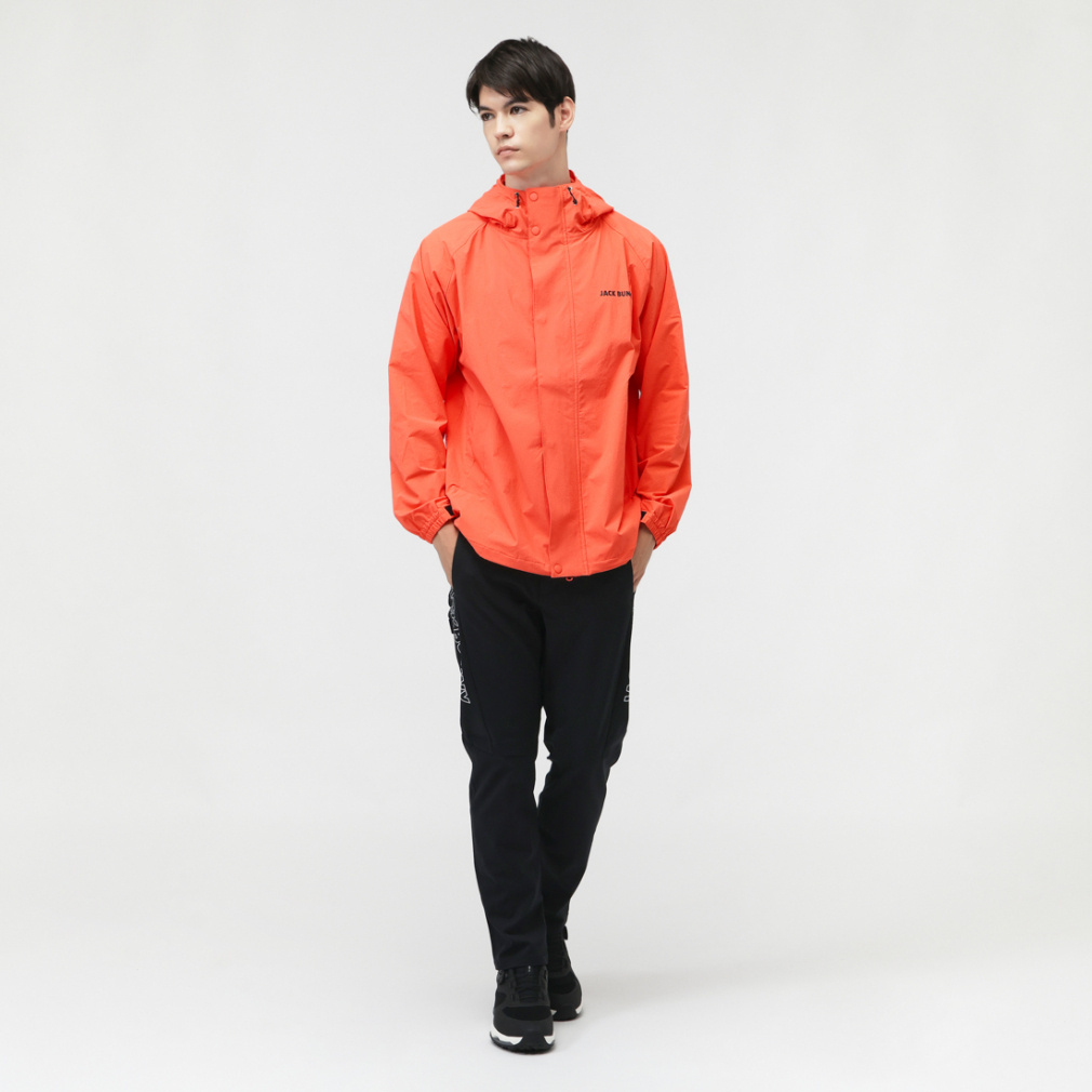 ジャック バニー ゴルフウェア 長袖ウインドブレーカー 秋 冬 2WAY