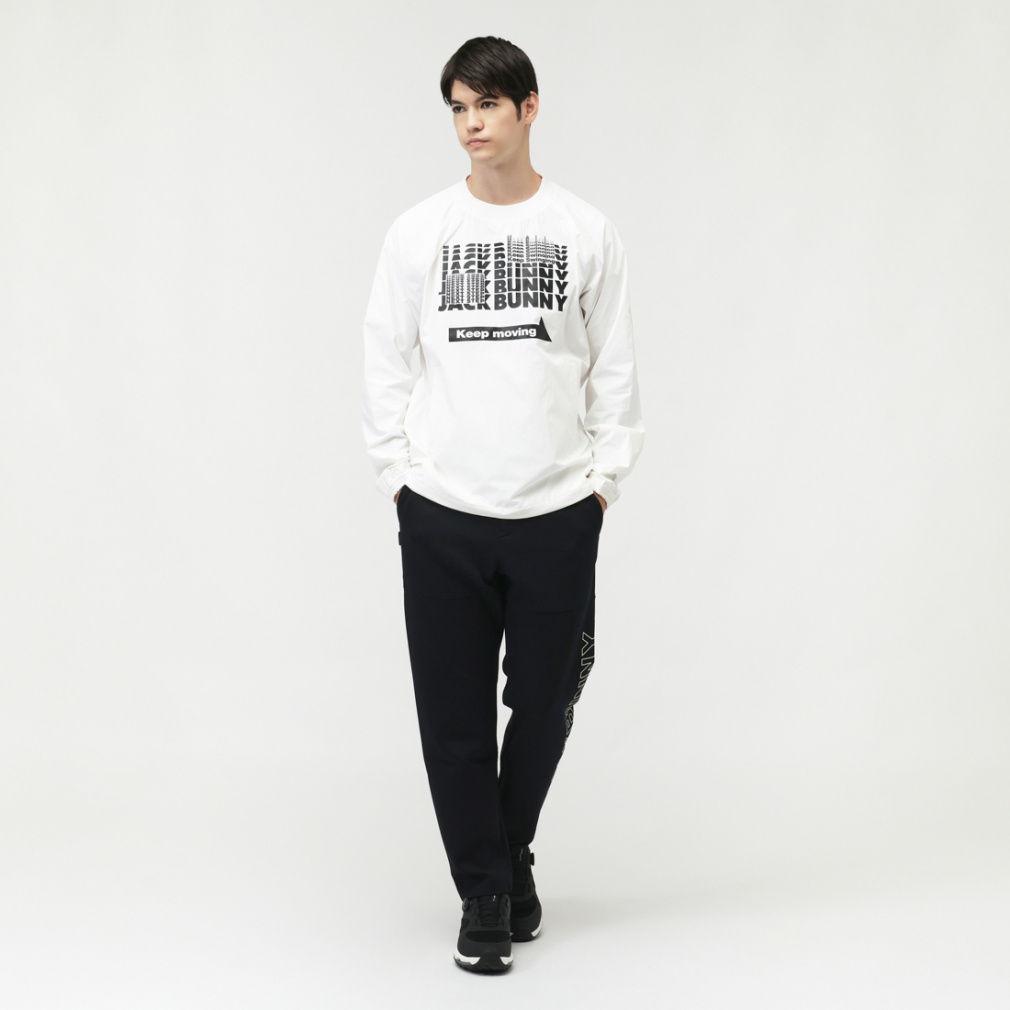 ジャック バニー ゴルフウェア 長袖ウインドブレーカー 秋 冬 ナイロン