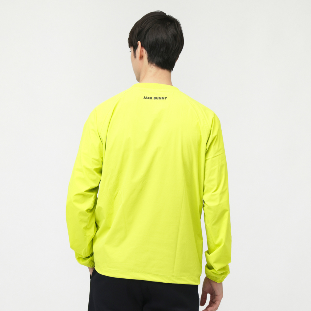 【ジャックバニー】ゴルフウェア パーカー プルオーバー デカロゴ 黄色 XL JACK BUNNY (ジャックバニー) ゴルフウェア(トップス) レディース SIZE