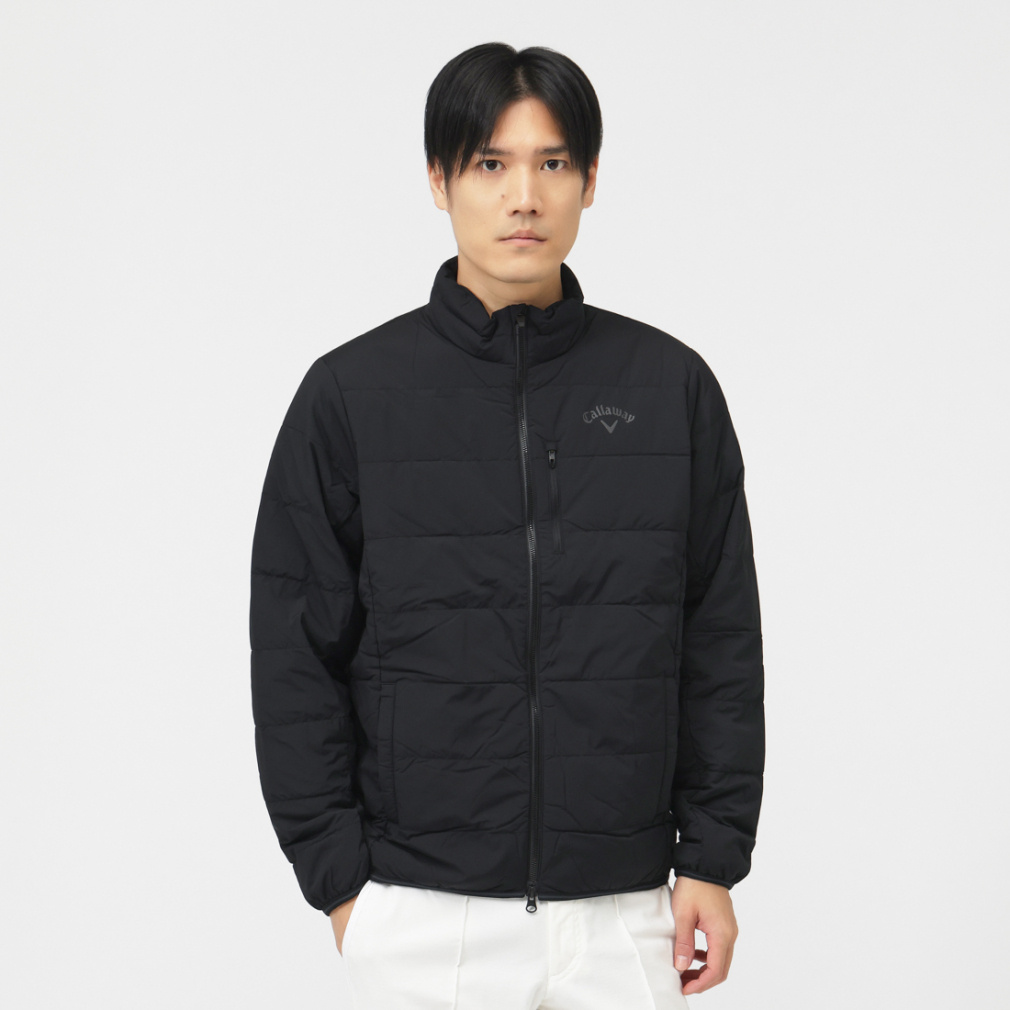 キャロウェイ ゴルフウェア 中綿ジャケット 秋 冬 ストレッチナイロン
