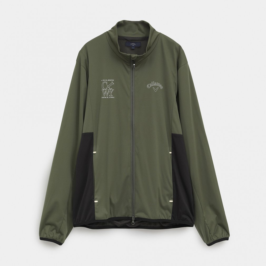 キャロウェイ ゴルフウェア 長袖ウインドブレーカー 秋 冬 スター