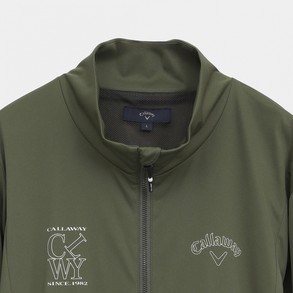 キャロウェイ ゴルフウェア 長袖ウインドブレーカー 秋 冬 スター
