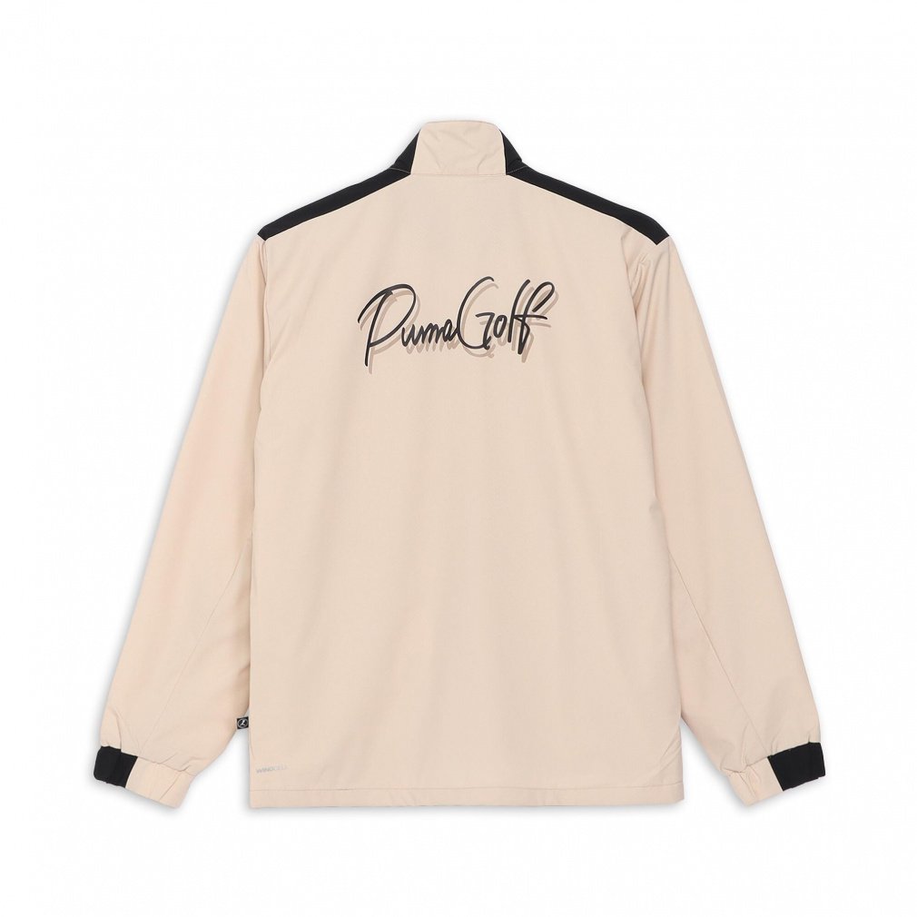 プーマ ゴルフウェア 長袖ウインドブレーカー 秋 冬 ストレッチバック