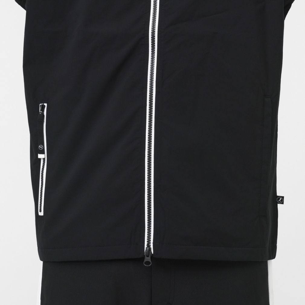 プーマ ゴルフウェア 長袖ウインドブレーカー 秋 冬 ストレッチバック