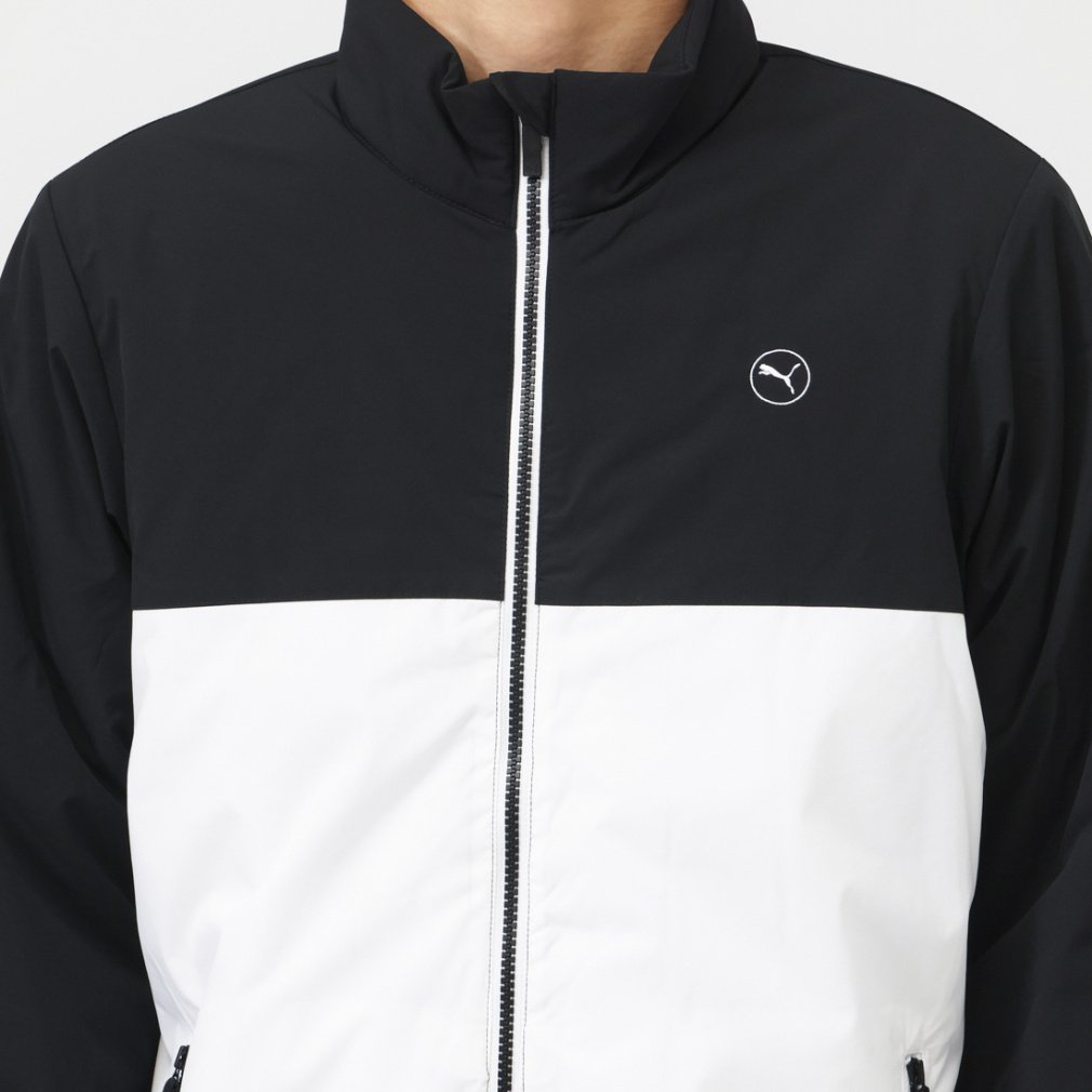 プーマ ゴルフウェア 中綿ジャケット 秋 冬 ストレッチナカワタカラー