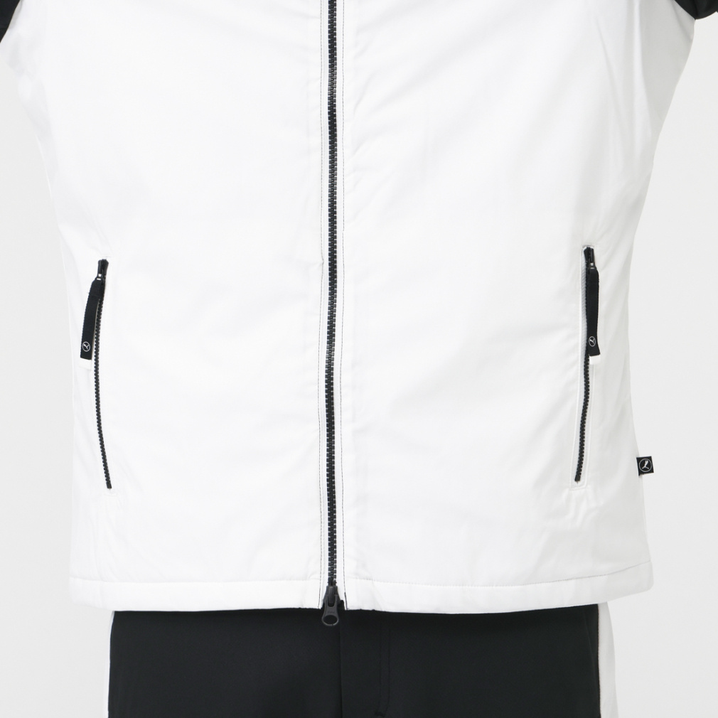 プーマ ゴルフウェア 中綿ジャケット 秋 冬 ストレッチナカワタカラー