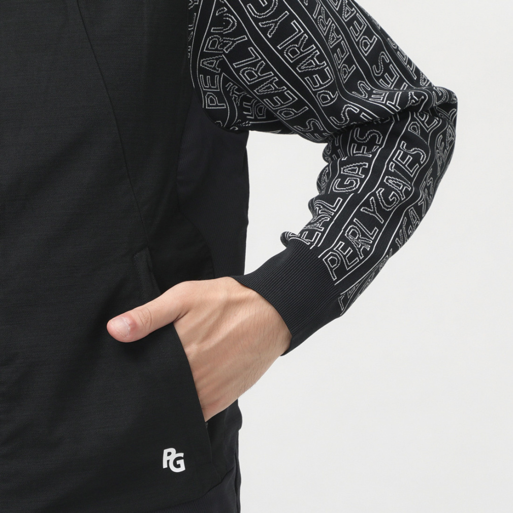 パーリーゲイツ ゴルフウェア 秋 冬 46Gインレイ×TEXBRID 75d メッシュ