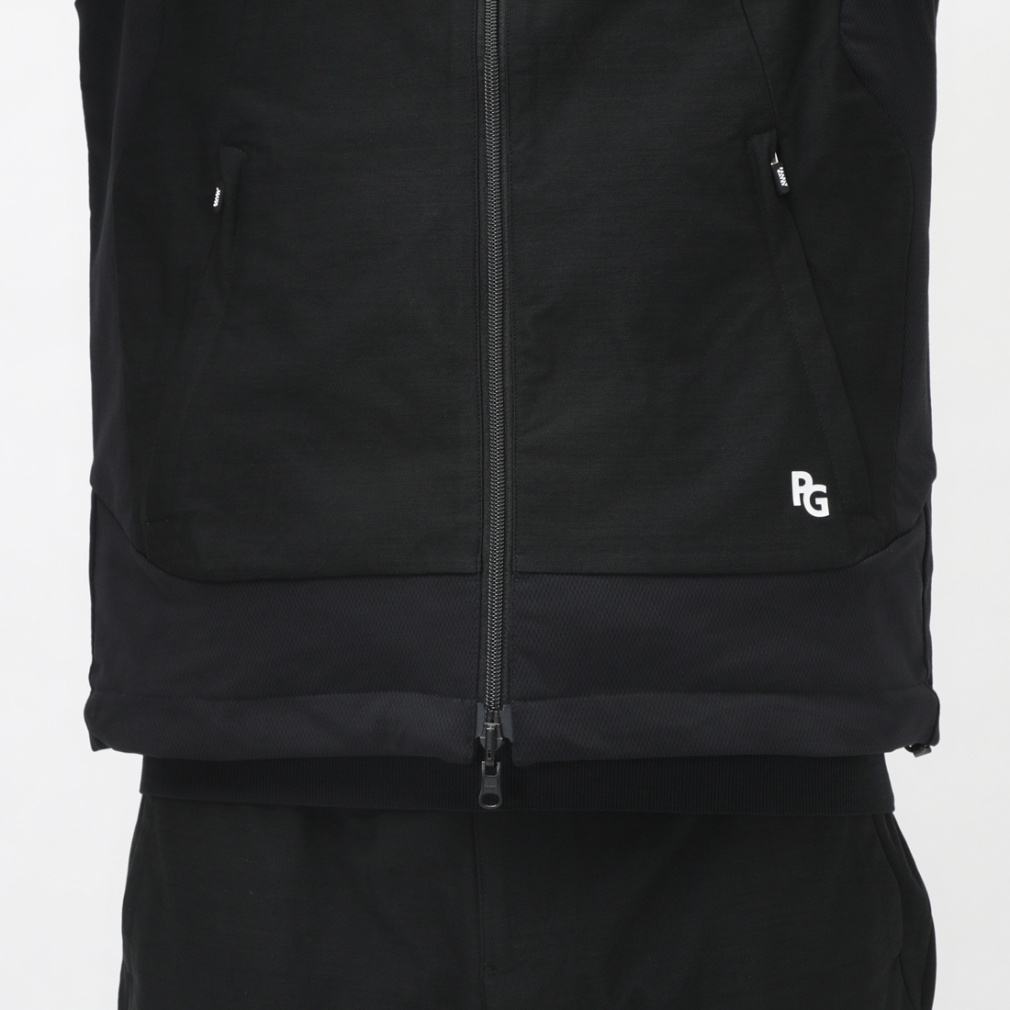 パーリーゲイツ ゴルフウェア 秋 冬 46Gインレイ×TEXBRID 75d メッシュ