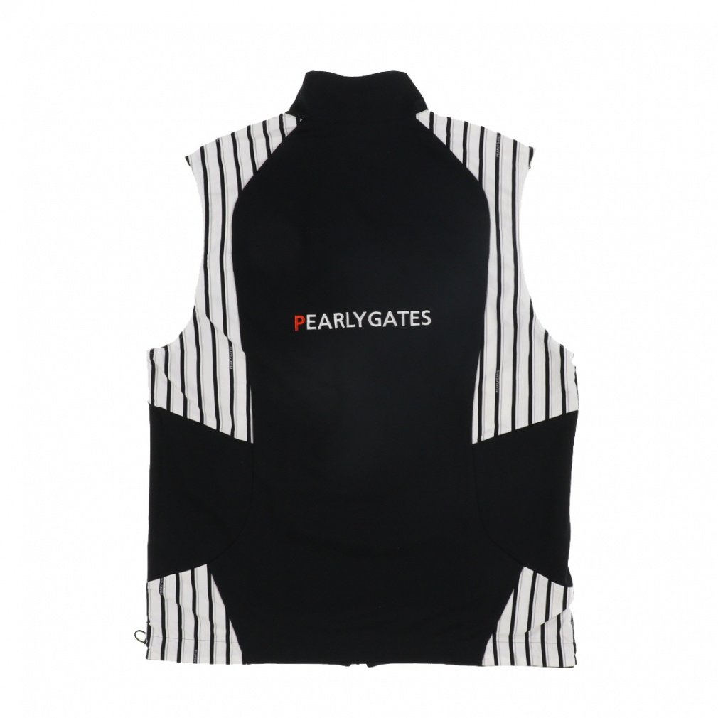 新品・完売品⭐️パーリーゲイツ　ダブルフェイスメッシュ　DotAir ベスト　現行 パーリーゲイツ ゴルフウェア 秋 冬 46Gインレイ×TEXBRID 75d メッシュ