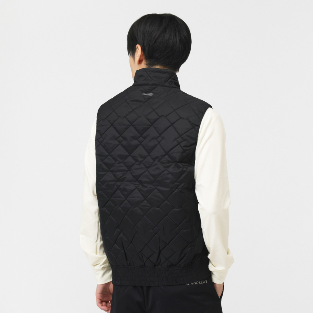 セントアンドリュース ゴルフウェア ベスト 秋 冬 ドットストレッチ
