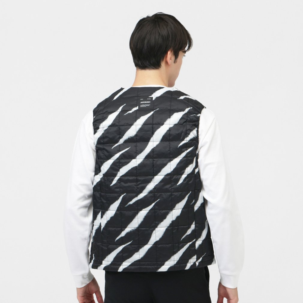 ジャック バニー ゴルフウェア 中綿ベスト 秋 冬 20D PEタフタ 中綿