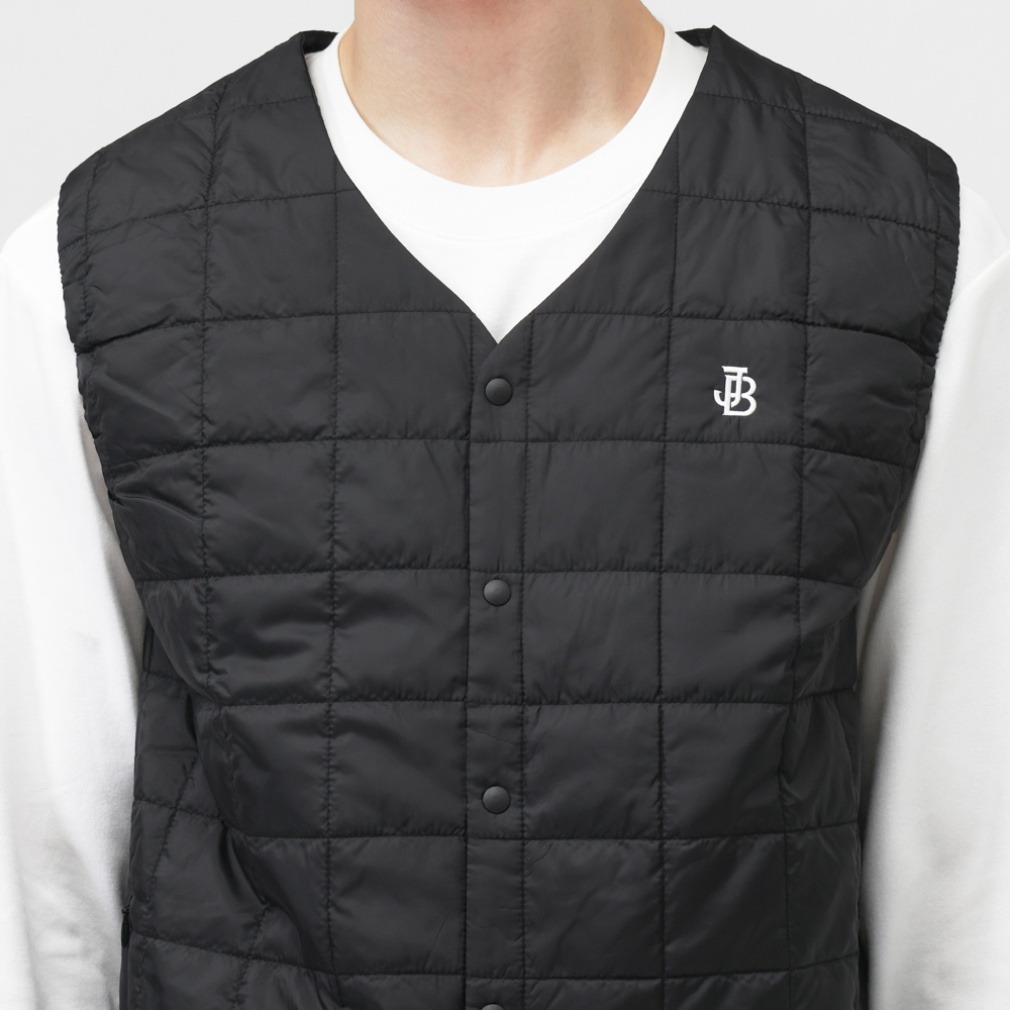 ジャック バニー ゴルフウェア 中綿ベスト 秋 冬 20D PEタフタ 中綿