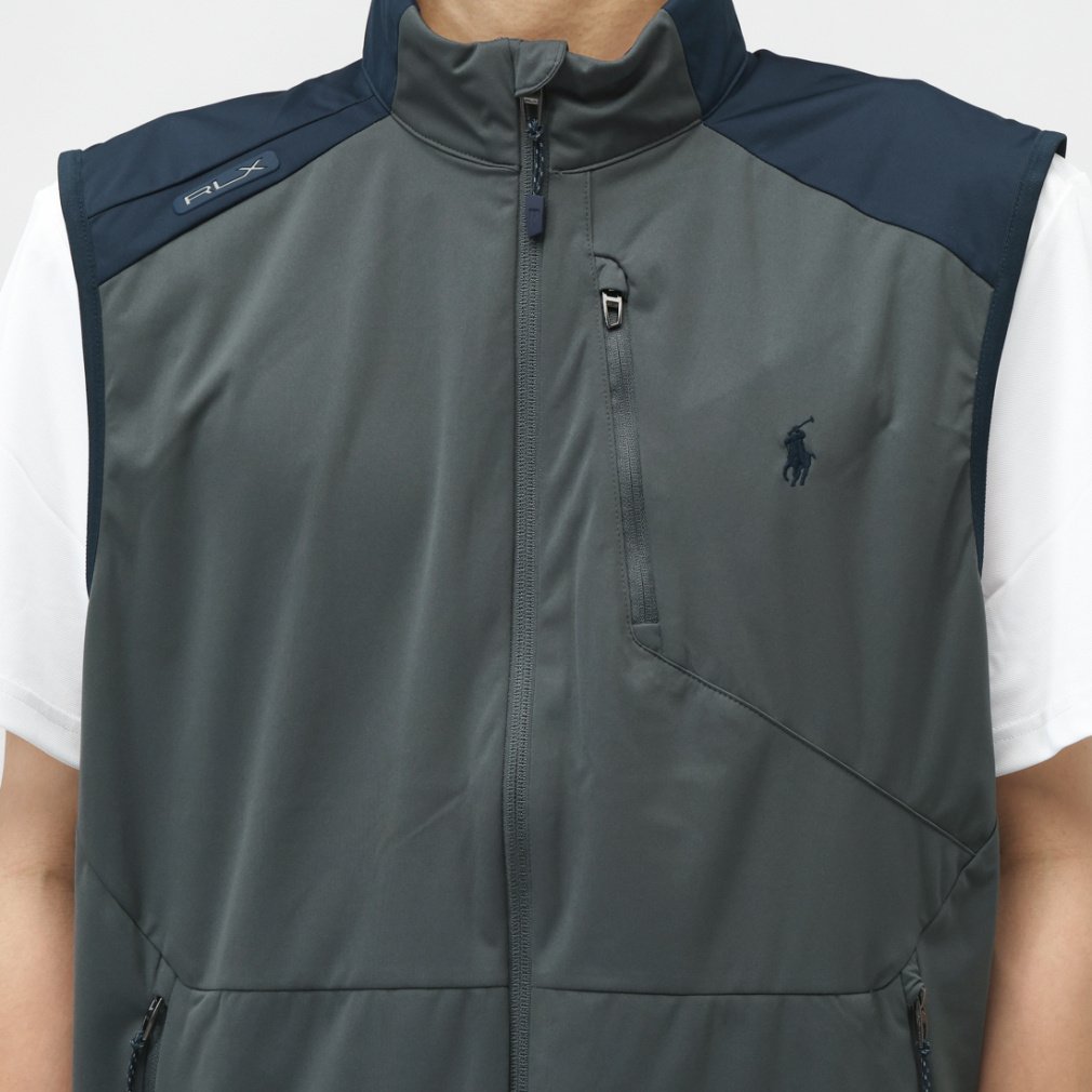 25日まで最終値下 新品 ラルフローレン ゴルフ 花柄 リバーシブル ベスト ラルフローレンゴルフ 25年秋冬新作 カートポーチ RLZ019A