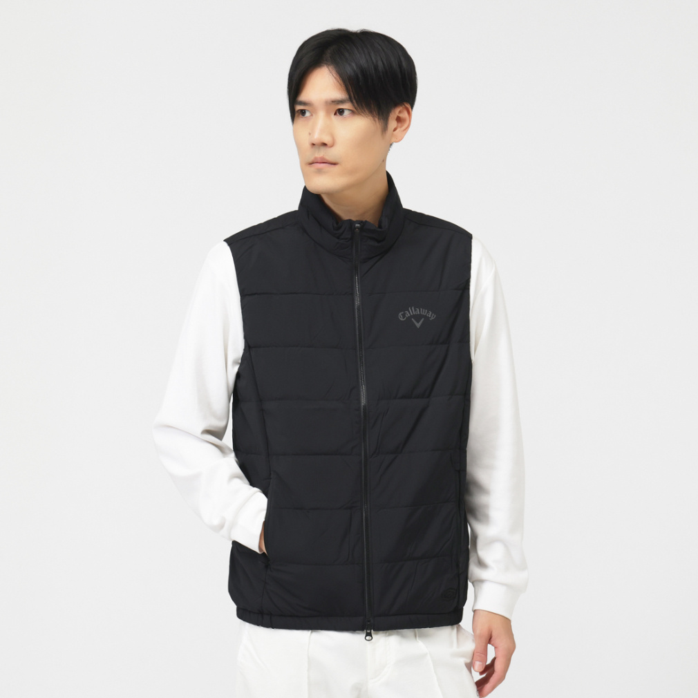 キャロウェイ ゴルフウェア 中綿ジャケット 秋 冬 ストレッチナイロン