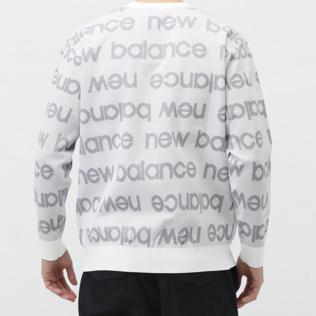 ニューバランス ゴルフウェア 長袖セーター 春 夏 CREW NECK KNIT