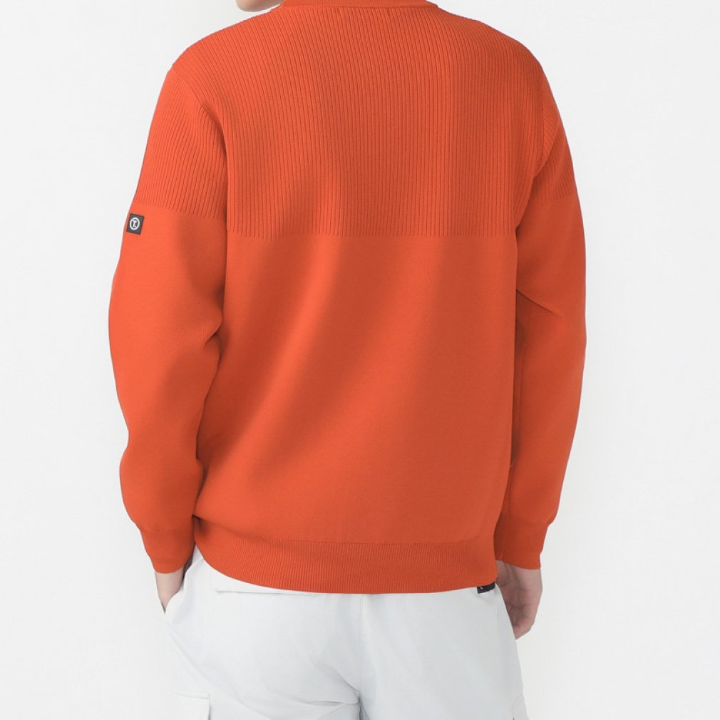 T.セーター クルーネックセーター UV マシンウォッシャブル TR-1S1614C