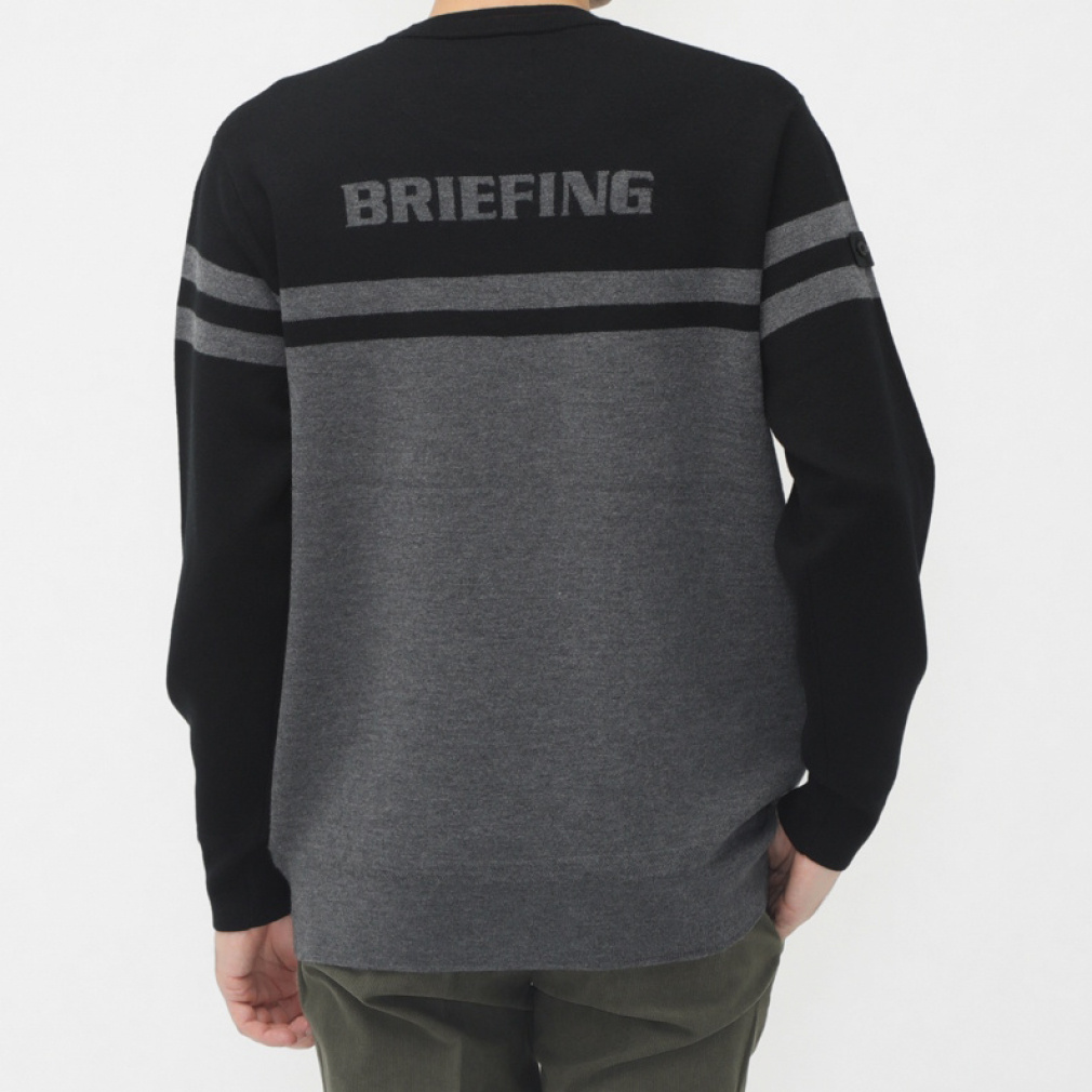 ブリーフィング ゴルフウェア 長袖セーター 秋 冬 MS MERINO WOOL