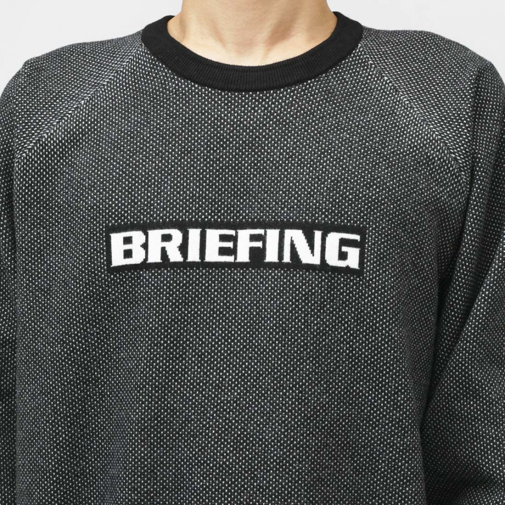 ブリーフィング ゴルフウェア 長袖セーター 秋 冬 MS BIRDS EYE LOGO