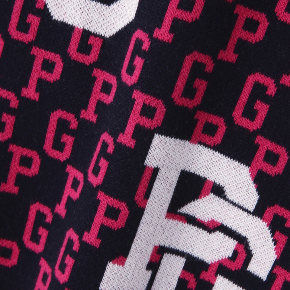 パーリーゲイツ ゴルフウェア 長袖セーター 秋 冬 カシミヤタッチ PG
