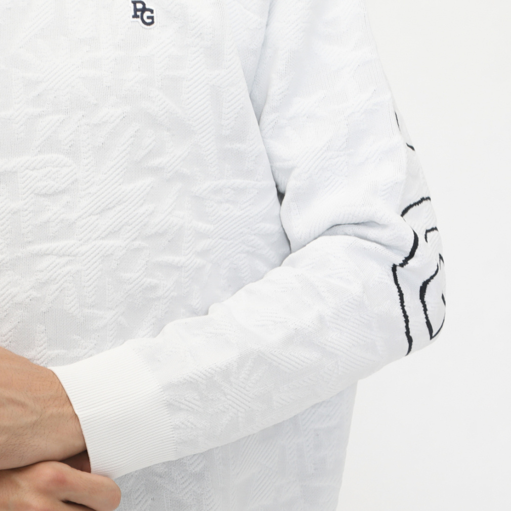 パーリーゲイツ ポリエステルヤーン バイヤスジャガード ニットプルオーバー 楽天市場】【SALE／50%OFF】PEARLY GATES ポリエステルヤーンmm