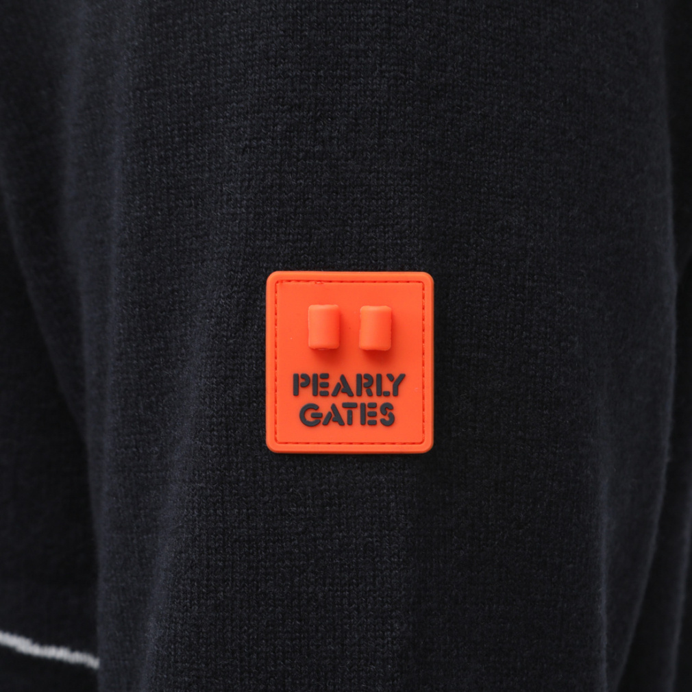 パーリーゲイツ ゴルフウェア 長袖セーター 秋 冬 天竺×DIAPLEX クルー