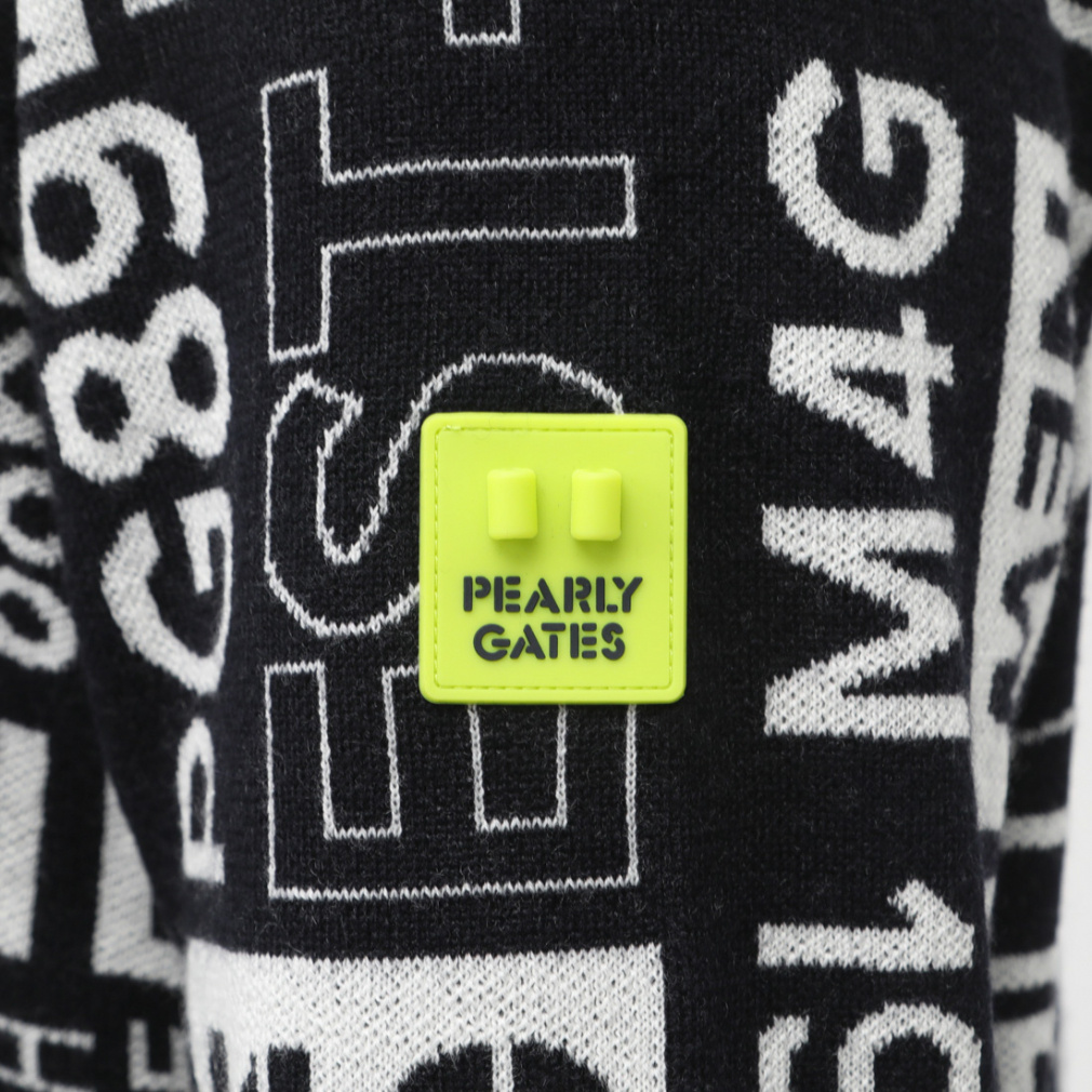 パーリーゲイツ ゴルフウェア 長袖セーター 秋 冬 NewHistoryロゴ柄