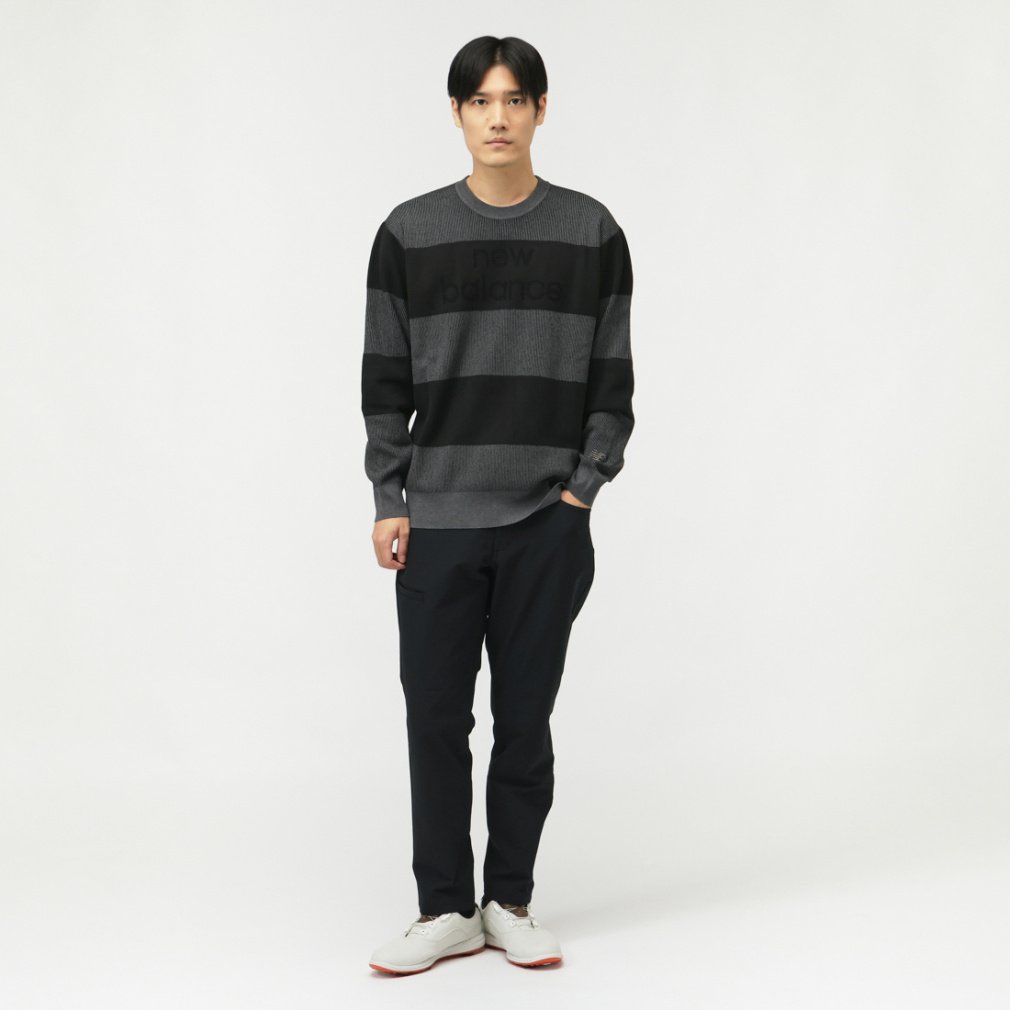ニューバランス ゴルフウェア 長袖セーター 秋 冬 CREW NECK KNIT