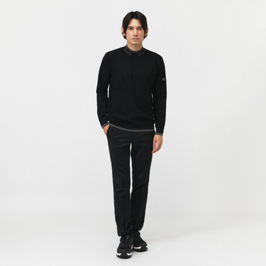 デサント ゴルフ ゴルフウェア 長袖セーター 秋 冬 レーヨン混モック