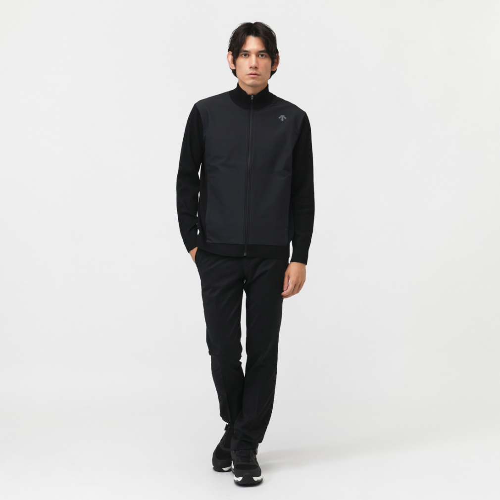 デサント ゴルフ ゴルフウェア 長袖セーター 秋 冬 ウール混