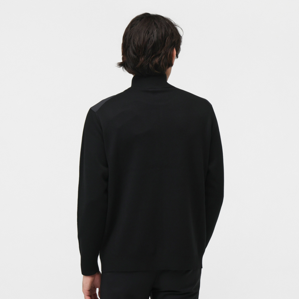 デサント ゴルフ ゴルフウェア 長袖セーター 秋 冬 ウール混