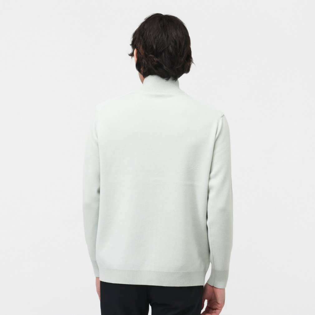 デサント ゴルフ ゴルフウェア 長袖セーター 秋 冬 ウール混