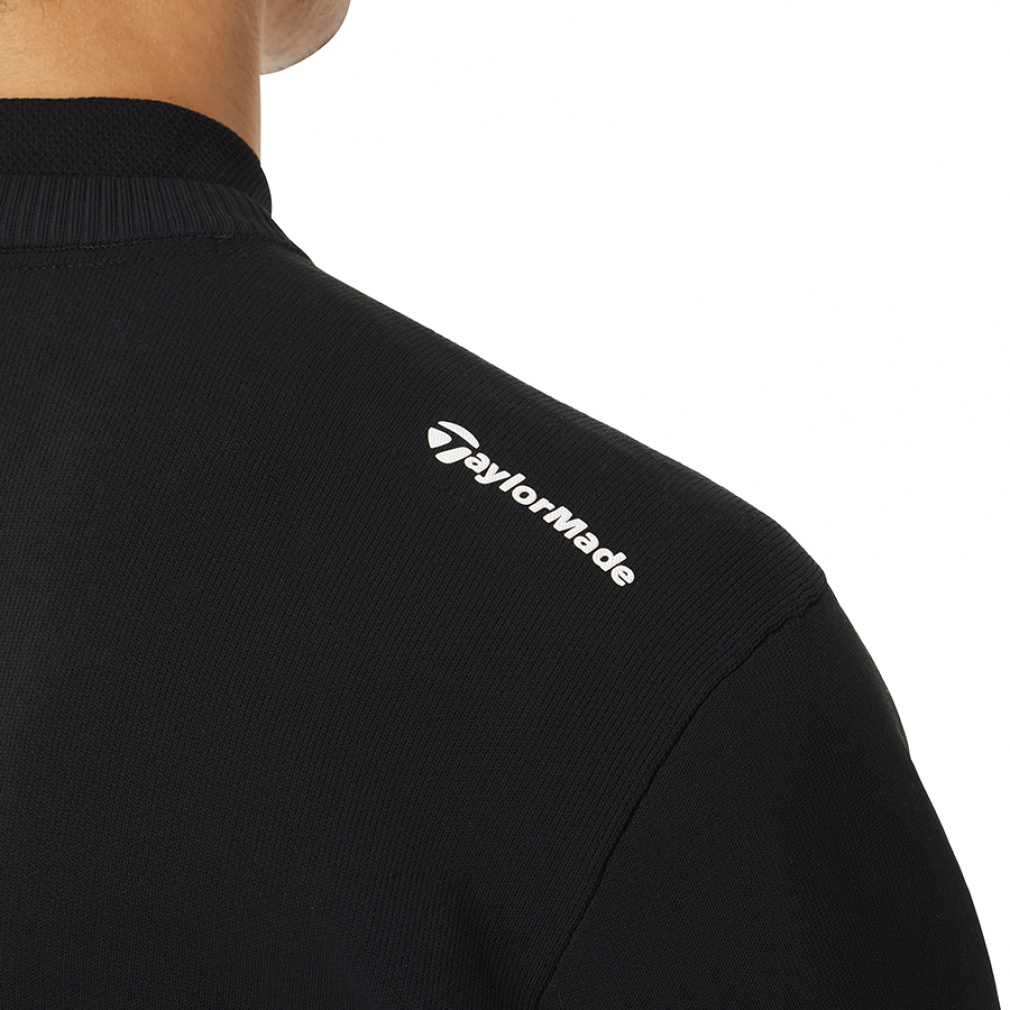 TaylorMade TD228 M ブラック 長袖セーター　未着用 テーラーメイド(TaylorMade) ゴルフウェア セーター ダブルフェイス