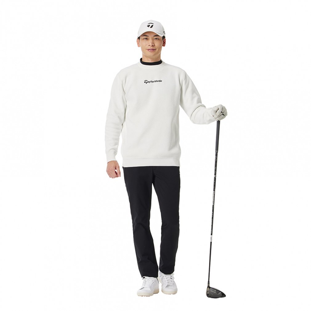 TaylorMadeゴルフメンズウェア秋冬セーターアウター テーラーメイド ゴルフウェア 長袖セーター 秋 冬 M ダブルフェイス