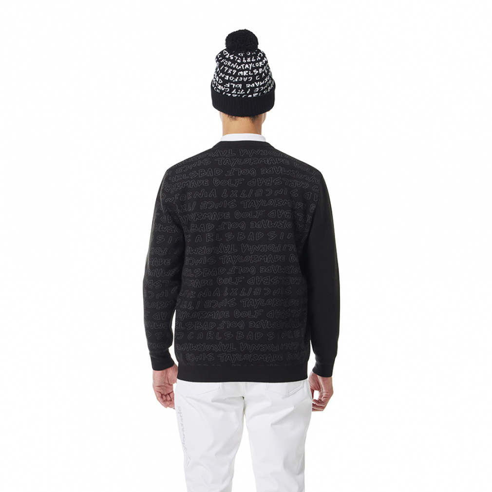 テーラーメイド TaylorMade セーター ワードグラフィックセーター M テーラーメイド ゴルフウェア 長袖セーター 秋 冬 M ワーディング