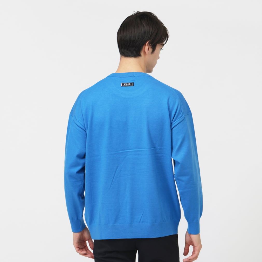 ピン ゴルフウェア 長袖セーター 秋 冬 24FW Mr. クルーネックニット