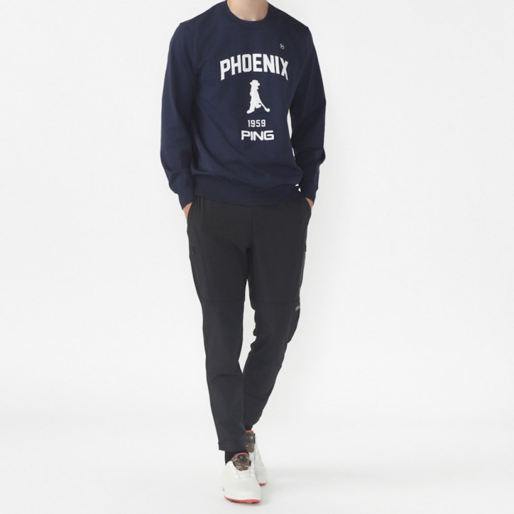 ピン ゴルフウェア 長袖セーター 秋 冬 23FW軽量ニット (6213270801