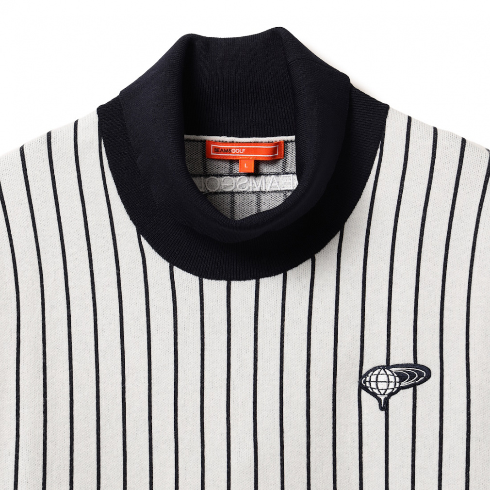 ビームスゴルフ ゴルフウェア 長袖セーター 秋 冬 ORANGE LABEL