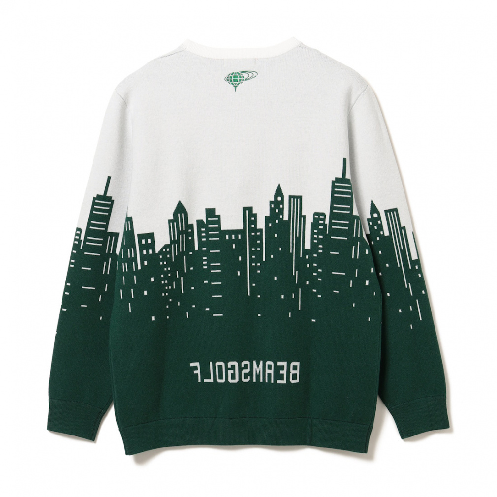 ビームスゴルフ ゴルフウェア 長袖セーター 秋 冬 ORANGE LABEL