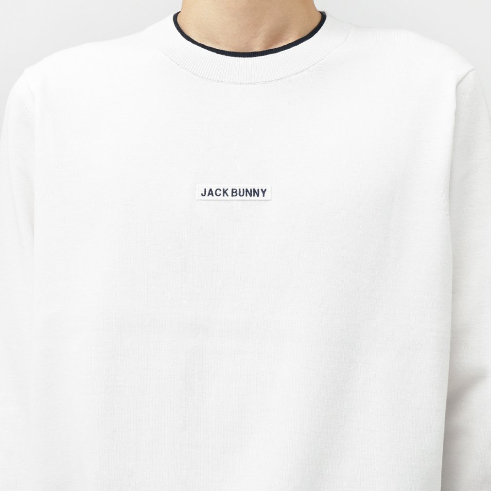 ジャック バニー ゴルフウェア 長袖セーター 秋 冬 16G クルーネック