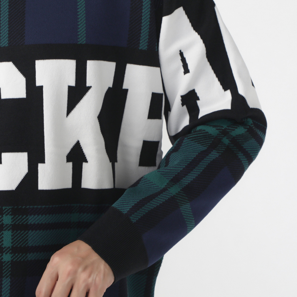 HOT FEEL 3色Wジャガード クルーネックニット 2624270045｜Alpen Online