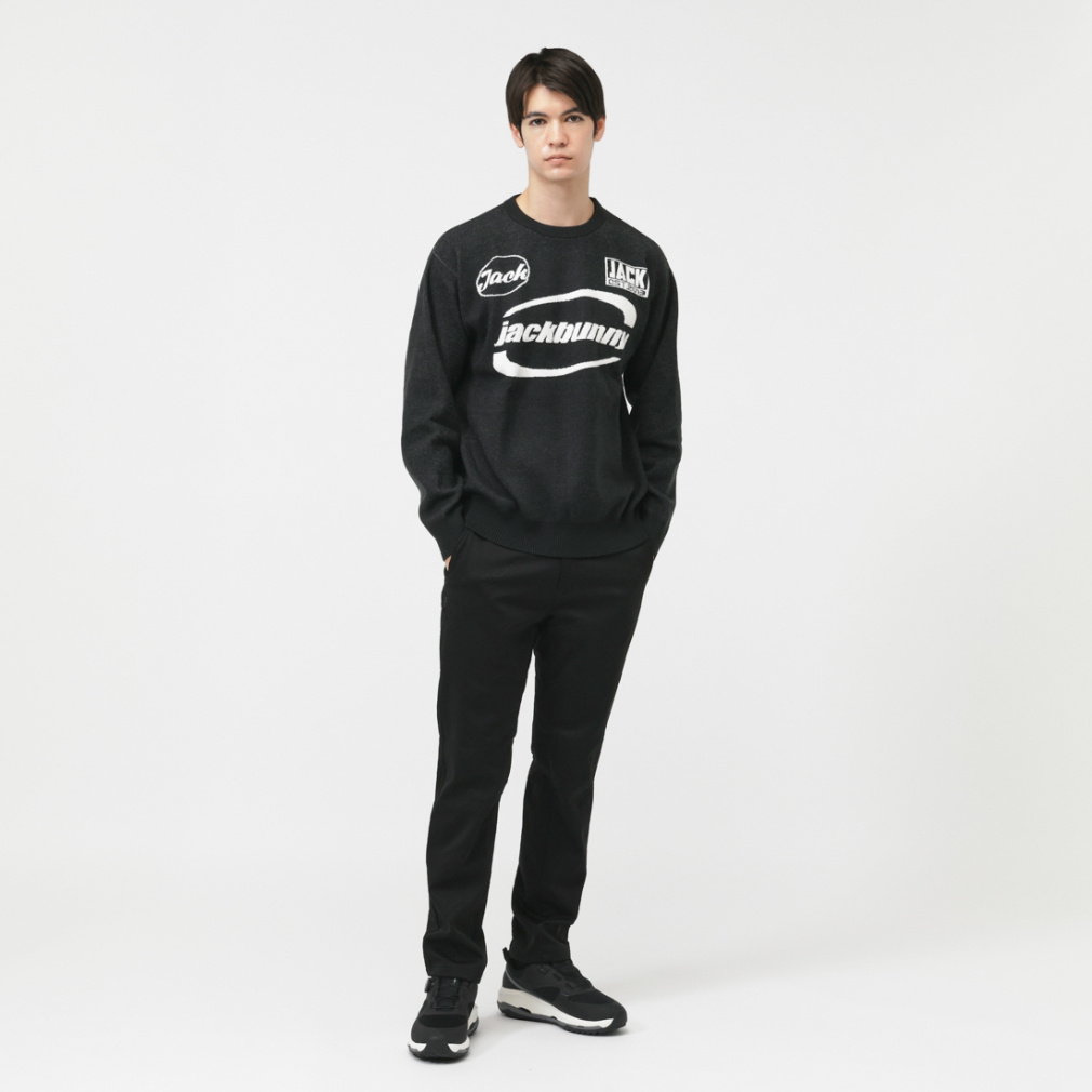 ジャック バニー ゴルフウェア 長袖セーター 秋 冬 12G ダブルJQ