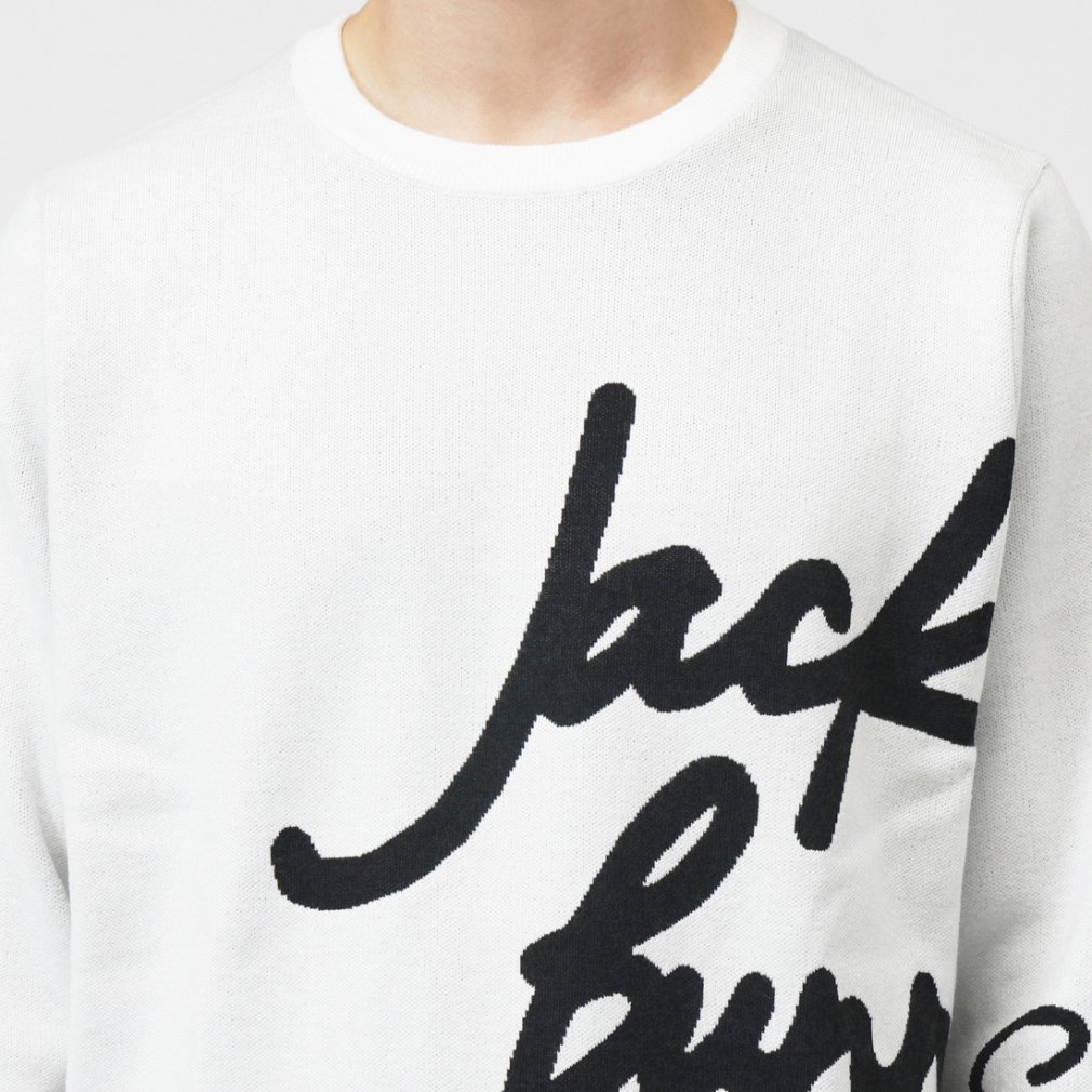 ジャック バニー ゴルフウェア 長袖セーター 秋 冬 HOTFEEL 防風裏地