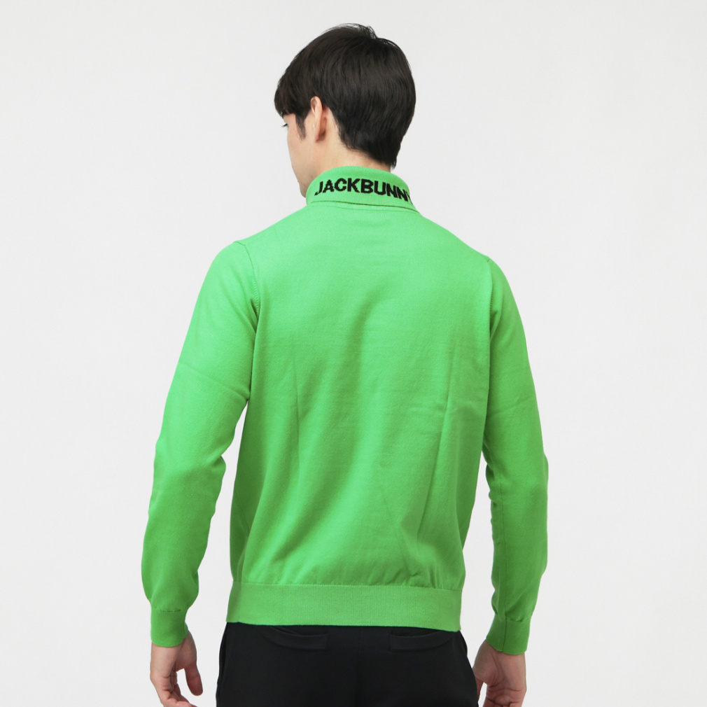 グリーン　L　サイズ　5 ジャックバニー　ハーフジップシャツ　ゴルフウェア Jack Bunny!!（ジャックバニー） 【超美品】ジャックバニー 長袖