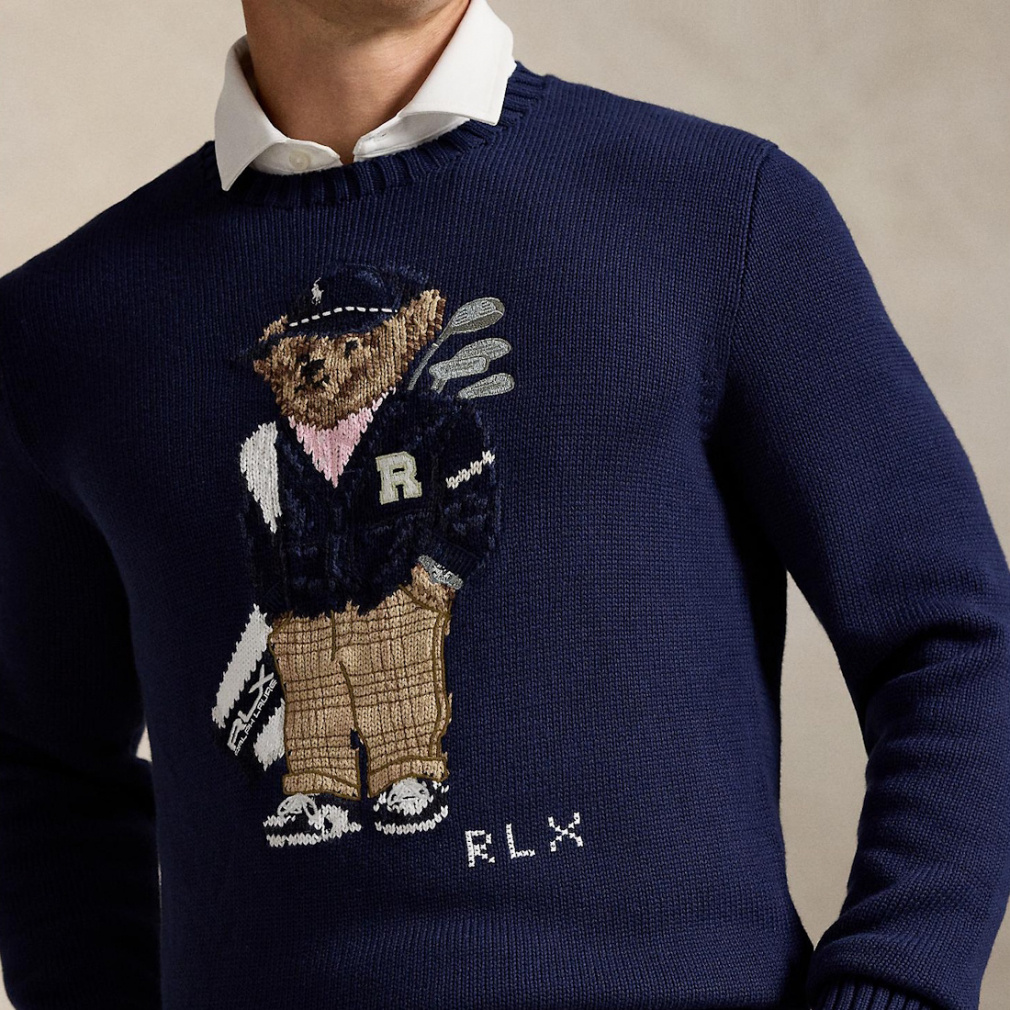 ラルフローレン ゴルフウェア 長袖セーター 秋 冬 Polo ベア